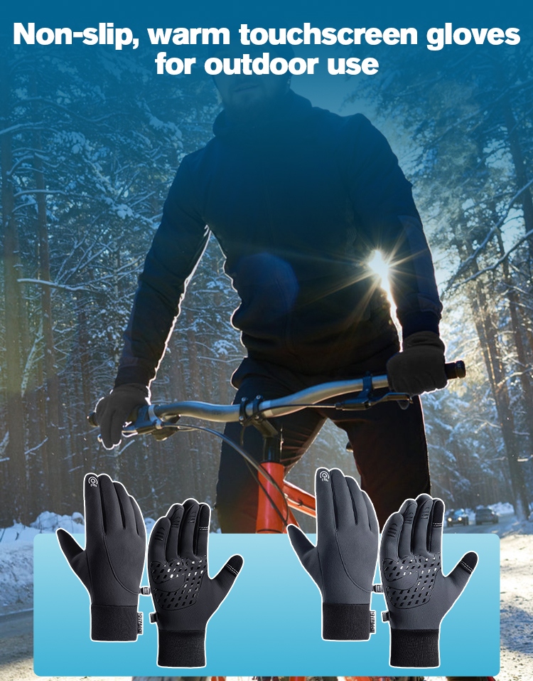 Comfortable & Warm Gloves- No-slip,Warm Touchscreen Goloves For Outdoor Use