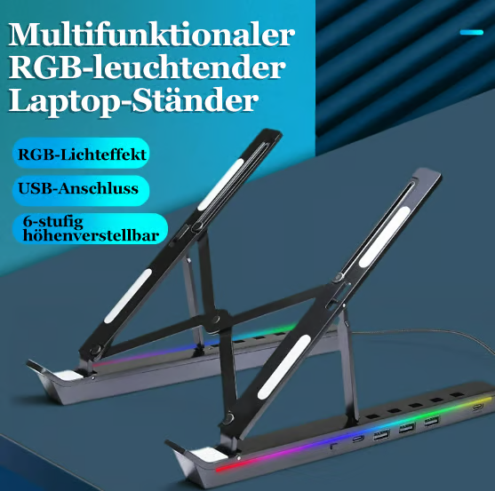 🔥Letzter Tag 50% RABATT- 8-in-1 USB-C Laptopständer