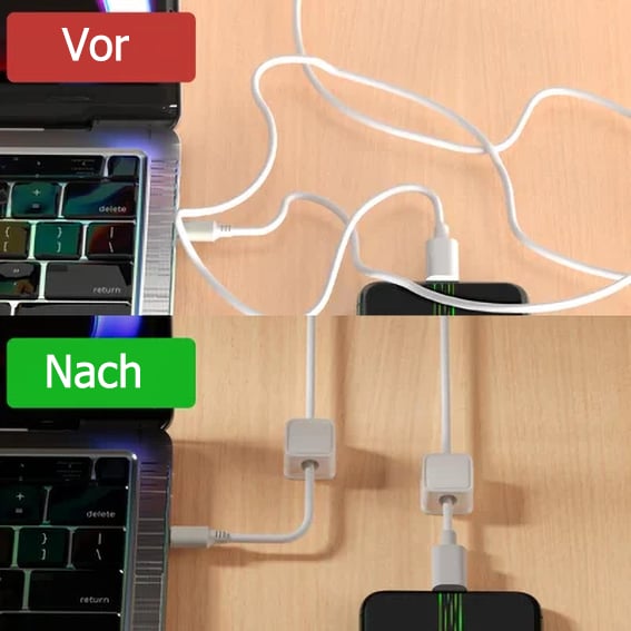 🔥Datenkabelorganisator mit Magnet