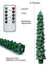 ⏰LAST DAY SALE 50% OFF💥Christmas Tree Flameless Taper Candles with Remote Timer