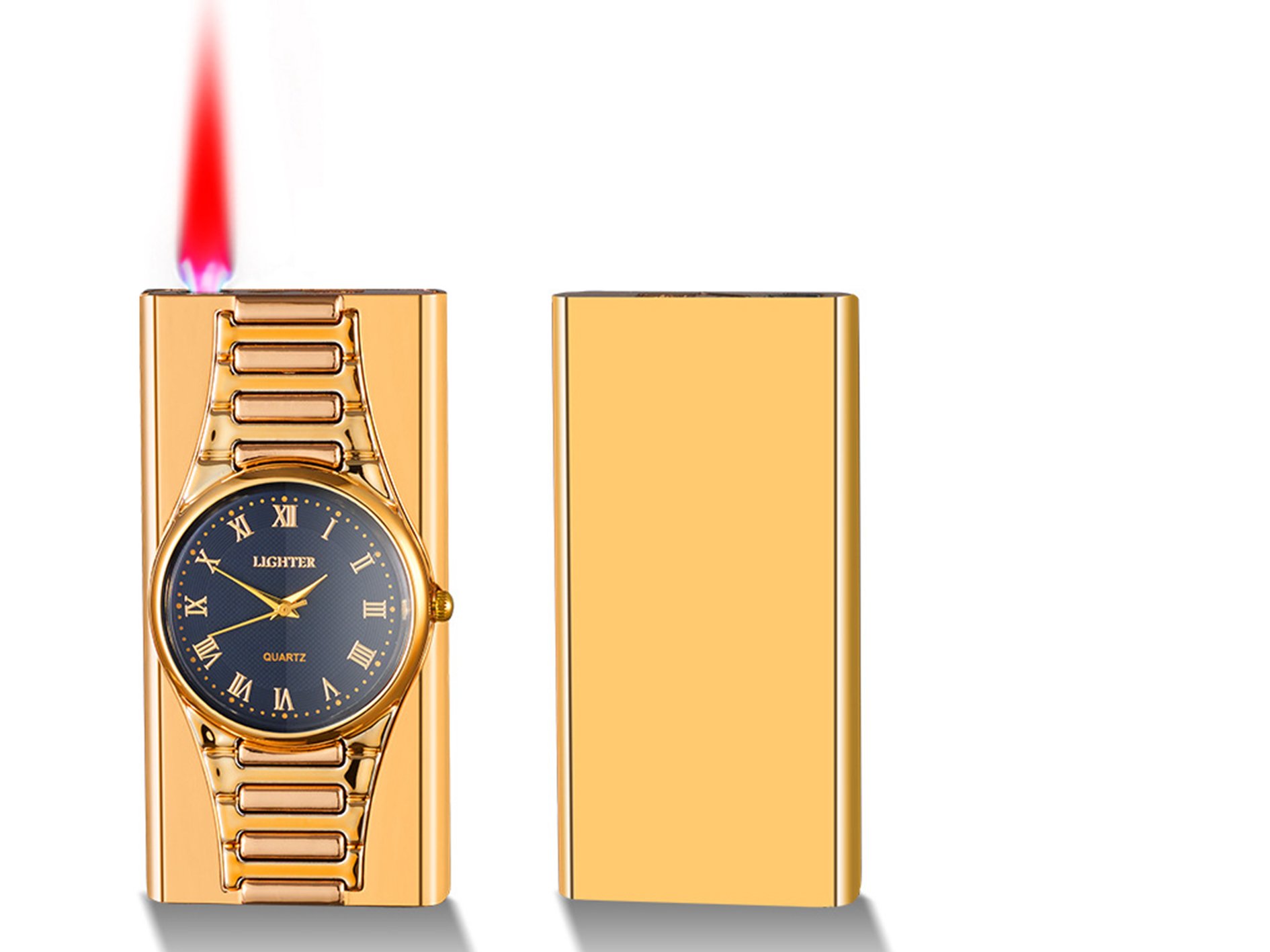 Creative Metal Quartz Lighter Watch | Men's Gift