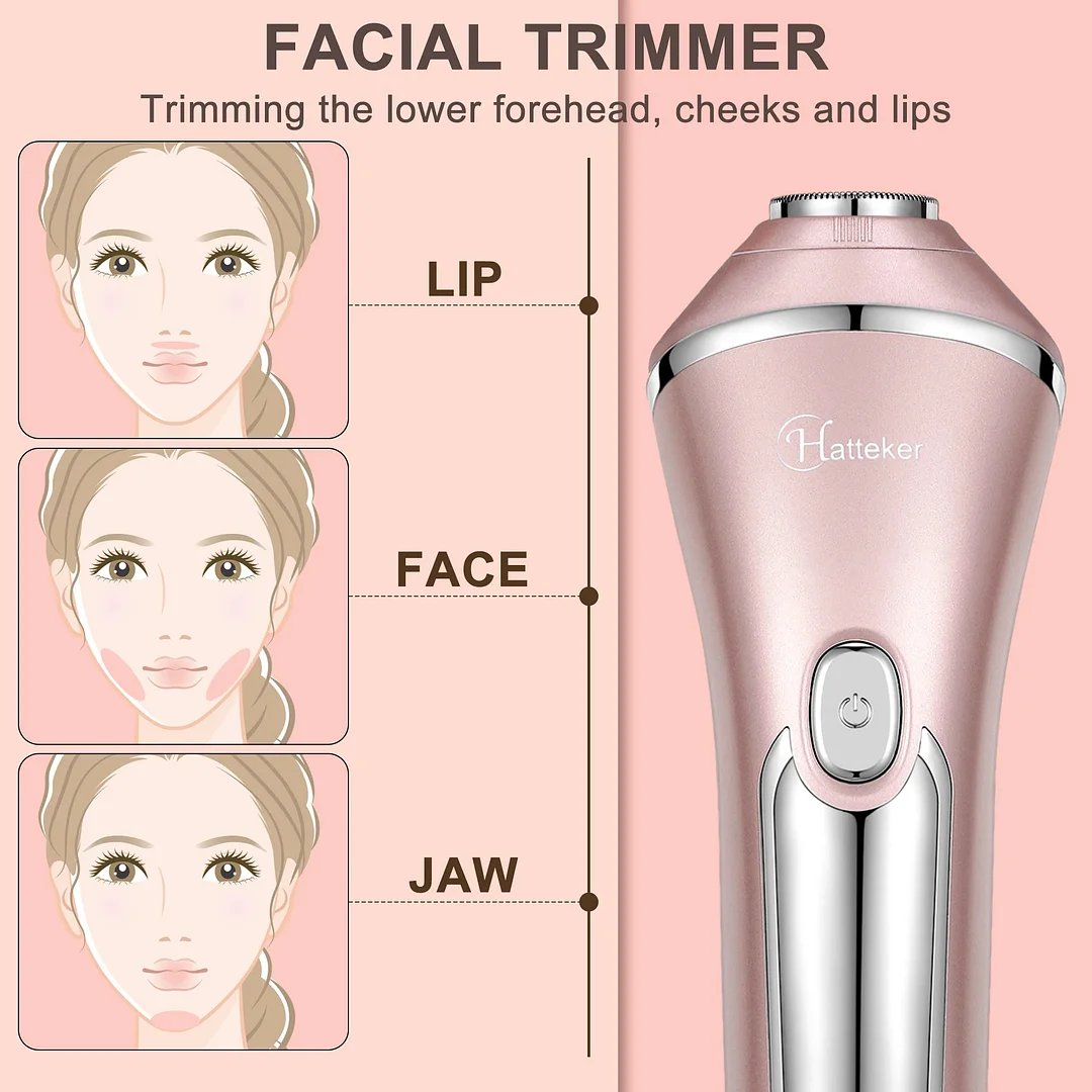 🔥Electric Epilator Hair Removal for Women 3 in 1 Shaver for Legs Arms Underarms Bikini Public Rechargeable-Buy 2 Free Shipping