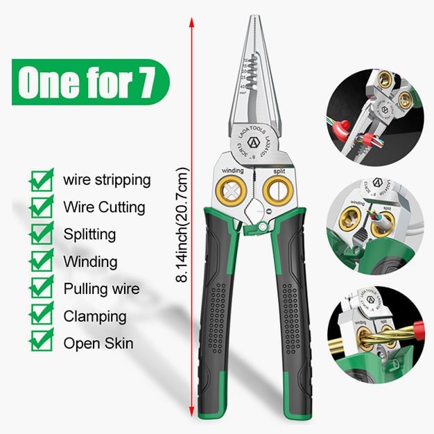 🧰8 in 1 Wire Stripper Twister