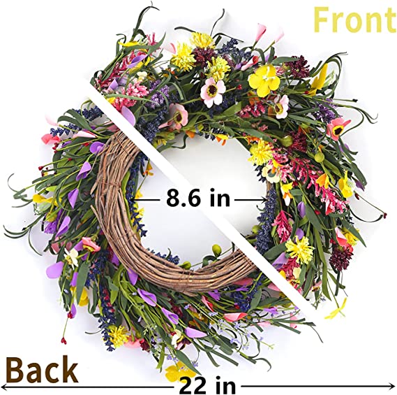 💝2023 Father's Day Save 48% OFF🎁Daisy and Lavender Wreath Docration(BUY 2 GET FREE SHIPPING)