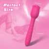 D3621 Scarlet 3-in-1 Telescopic Sucking And Shocking Handle Rose Vibrator