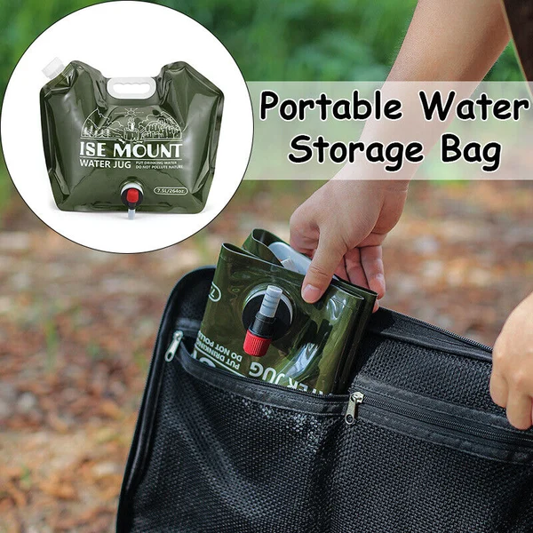 🔥Exclusive Summer Sale 50% OFF - 🏞️Outdoor Portable Folding Water Storage Bag with Spigot🌊