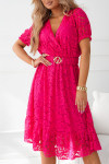 Women's V-neck Lace Hollow Dress