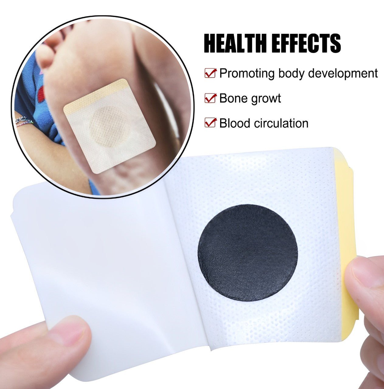 BENDCHARGE™ Herbal Height Increasing Foot Patch🌿 - Awaken Pituitary Growth Hormone 🔥Last Day Promotion 49% OFF🔥