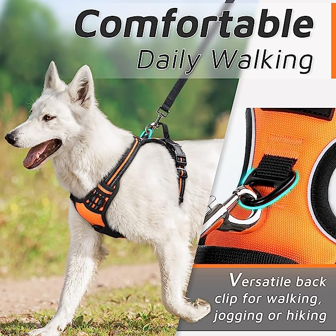 🐶 No Pull Dog Harness for Pets Easy to Put on & Take Off (Buy 2 Free Shipping)