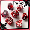 The Fool Tarot Dice Set – Handmade Tarot Dice Collection