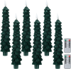 🏆️Letzter Tag 49% Rabatt🌲Flammenlose Stabkerzenlichter für den Weihnachtsbaum mit Fernbedienung