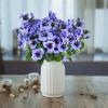 UV Resistant Artificial Pansies Silk Flowers-3 PCS