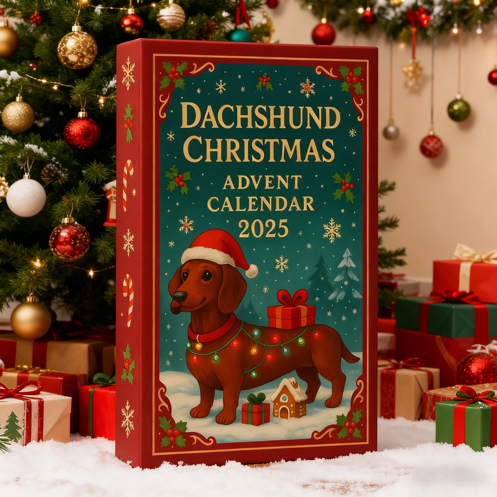 🔥Last Day 50% OFF -🎄Dachshund Christmas Advent Calendar 2025