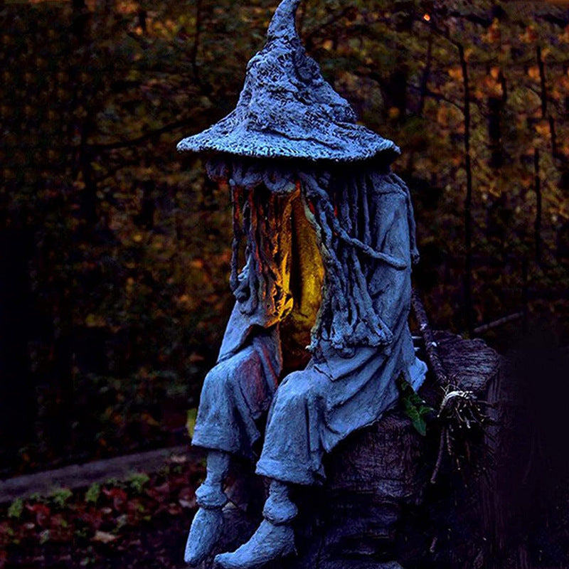 🎃Early Halloween Sale - 50% OFF👻Witch Ghoul Solar Energy Lamp