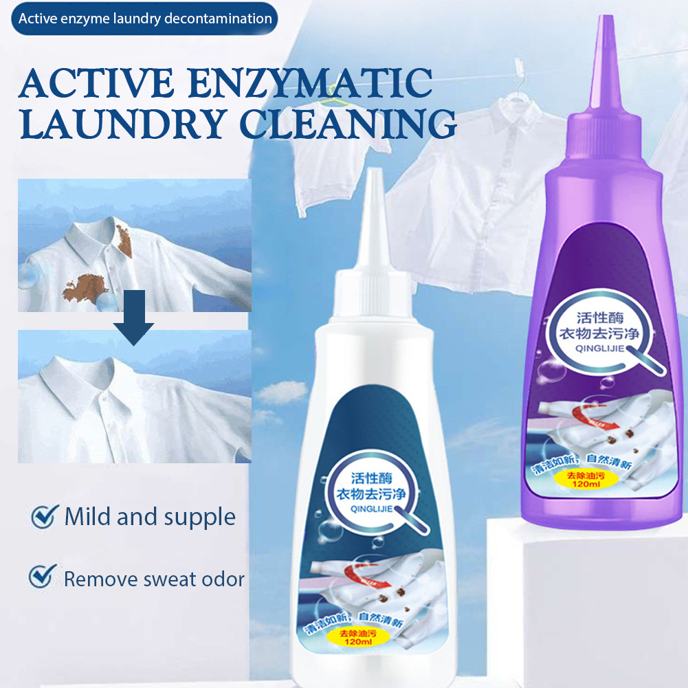 🔥Limited Time Sale 48% OFF🎉Active Enzyme Clothing Stain Remover(Buy 2 get 1 free now)