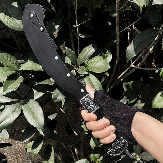 Dual-Section Folding Sickle