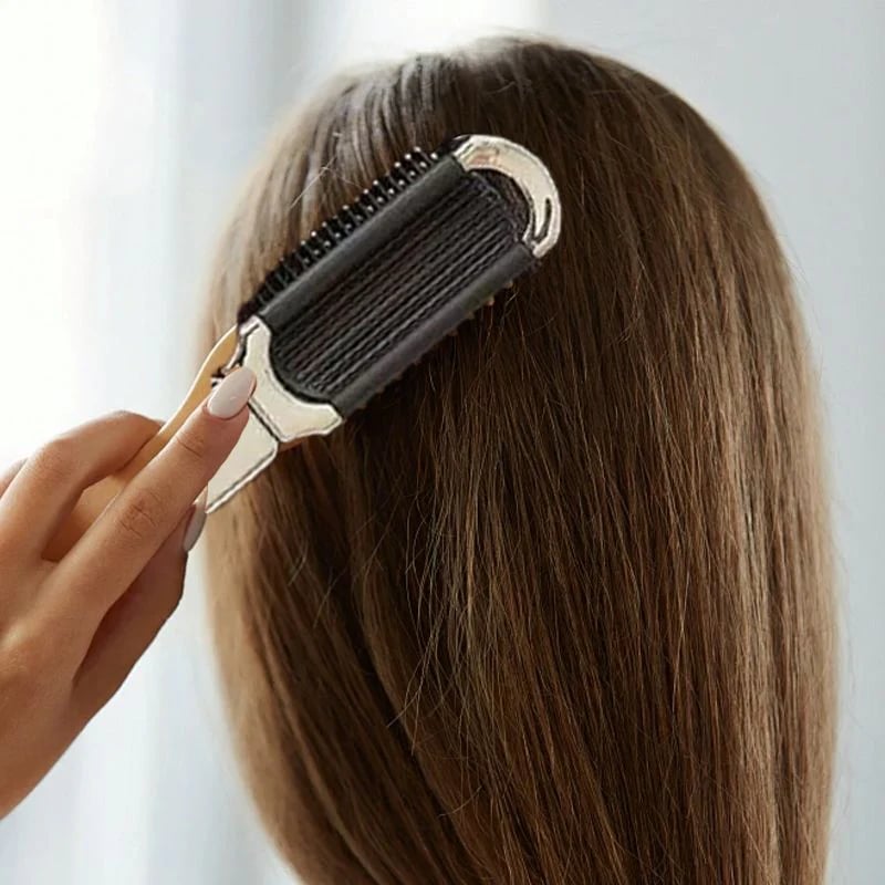 🍂TikTok Fall Mega Sale - 70% OFF🎉Portable Mini Air Cushion Comb with Removable Mirror