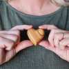 The Holy Land Handmade Wood Craft Hearts