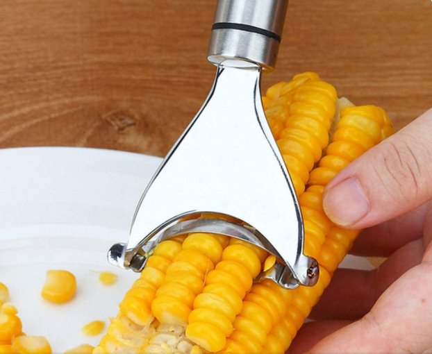 (Last Day Promotion - 50% OFF) Premium Stainless Steel Corn Peeler, Buy 3 Get 2 Free & Free Shipping🔥