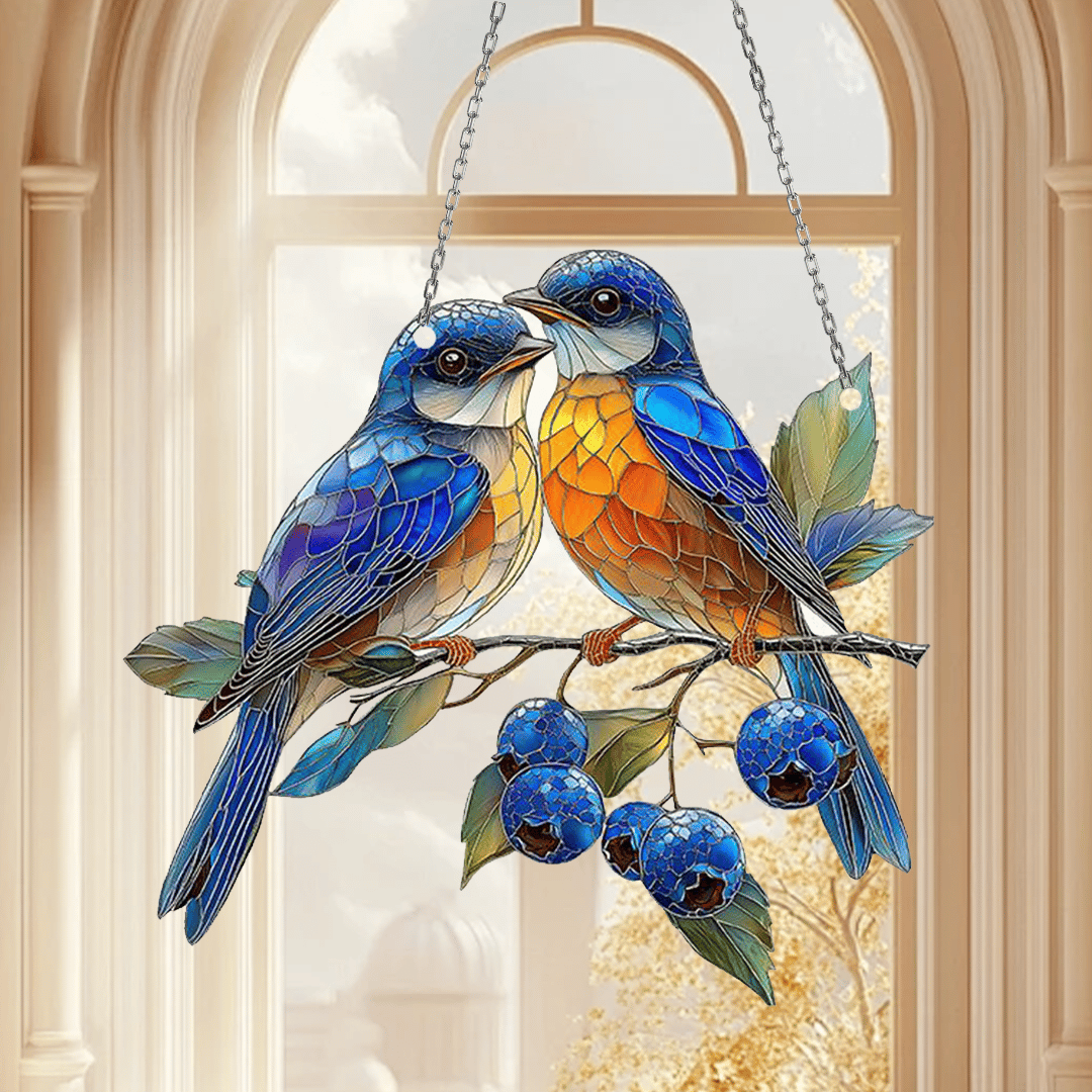 💙Bluebirds Suncatcher Ornament