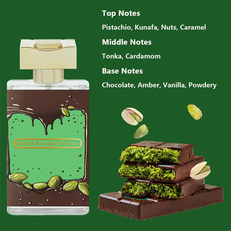 🎁Last Day Promotion 49% OFF-Dubai Chocolate Perfume Pistachio Kunafa Fragrance Edp