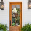 💥LAST DAY SALE 50% OFF💥Cream Hydrangea Door Hanger Basket⚡BUY 2 FREE SHIPPING