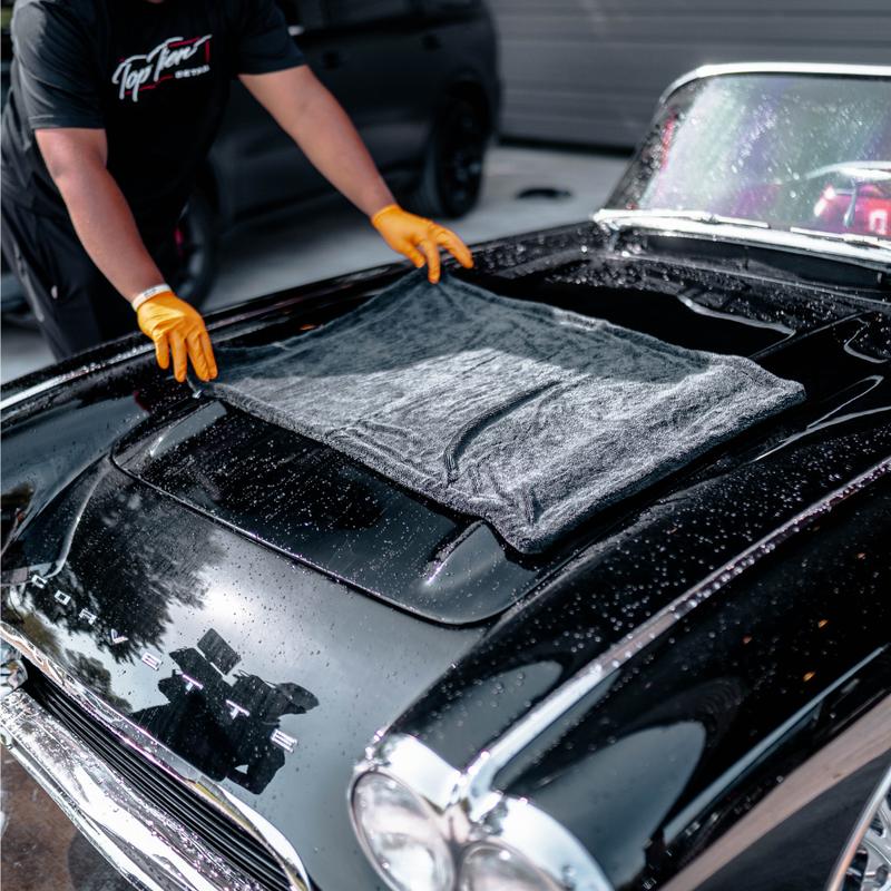 Blackline Twisted-Loop Drying Towel：Thickened, enlarged, super absorbent.