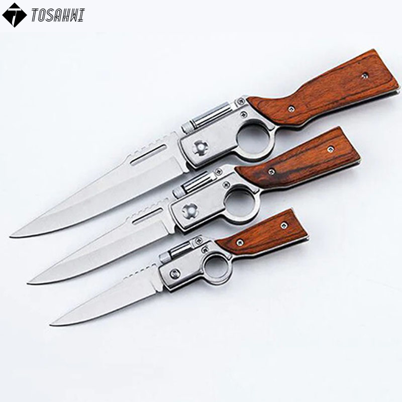 TOSAHWI Handmade Multifunctional Outdoor Folding Knife-7800