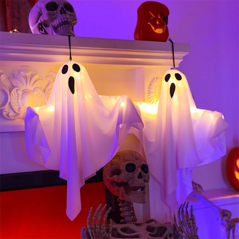 💥Halloween Preview 49% Off - 👻✨Halloween Glowing Ghost Chandelier