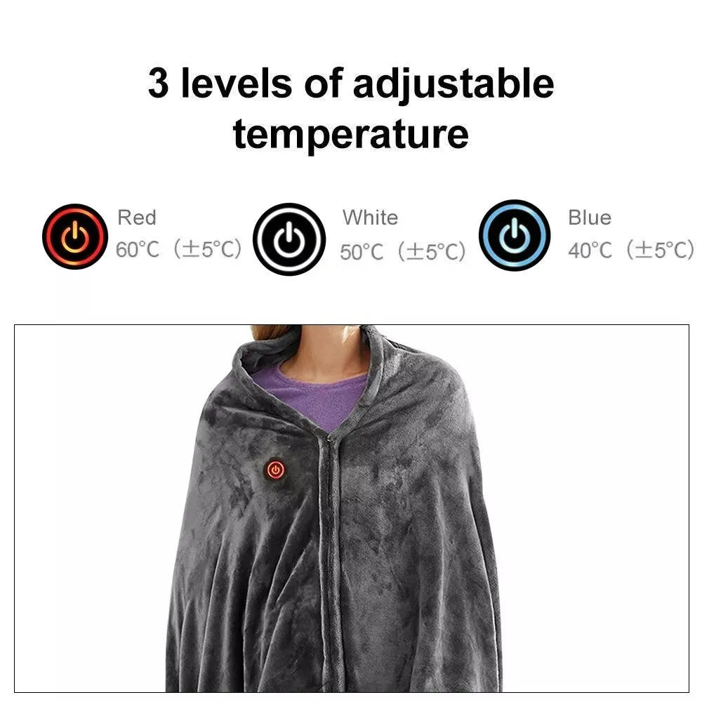 (🔥Black Friday Sale - 49% OFF) SnuggleNest™ Heated Blanket Sweater, ⚡Buy 2 Get Extra 10% OFF & FREE SHIPPING