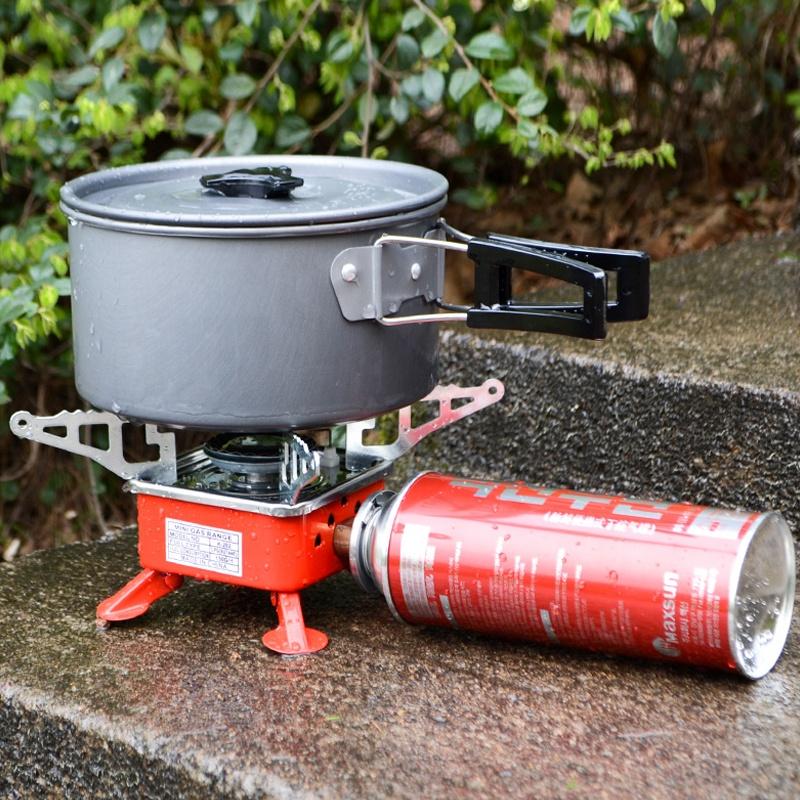 Early Black Friday Sale- Portable Card Type Outdoor Campaign Butane Gas Stove Burner