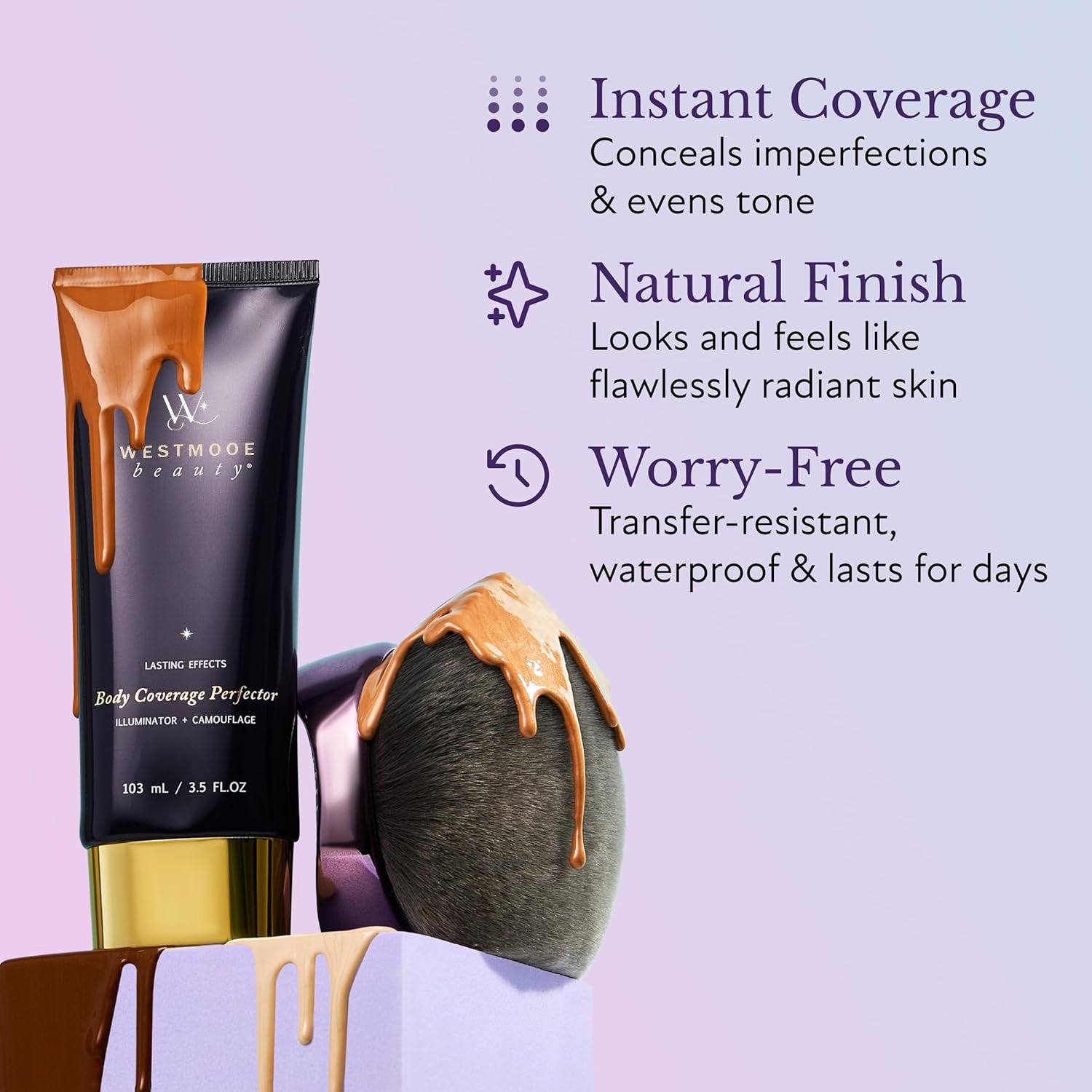 🥨Final 3 Hours [ 60% OFF ]: Beauty Body Coverage Perfector with Brush