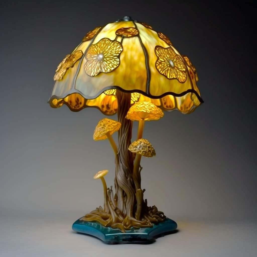 🍄Mushroom Stained Glass Plant Series Table Lamp (Buy 2 Free Shipping)