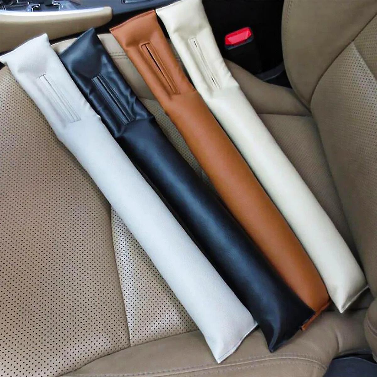 🔥Get the second one at 50% off! 🔥Leather Gap Guard – The Ultimate Seat Gap Filler for Cars