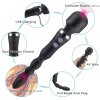 SHEMESIX - Powerful Dildo Vibrator Female AV Wand Stimulating Clitoris G-Spot Anal Plug Bead Dual Motor