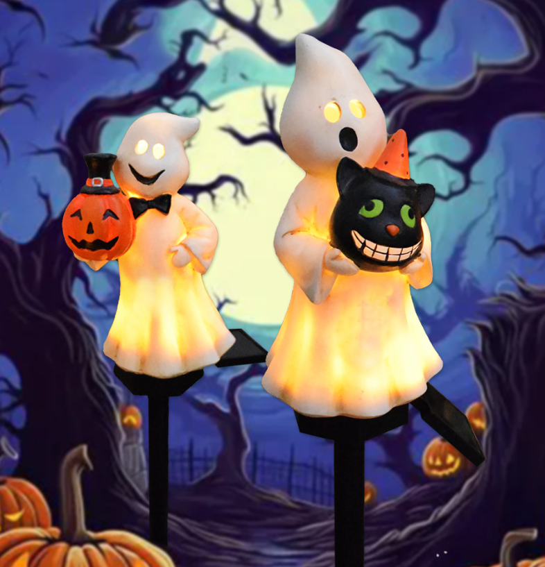 👻Solar Powered Stakes Resin Light Halloween Decor(Buy 2 Get Extra 6% Off && Free Shipping🎁)