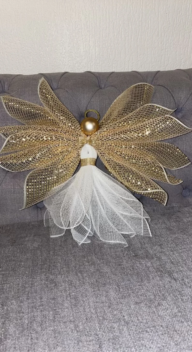 Angel Christmas Decoration - Perfect for Tree Top, Wall, Door, and Window