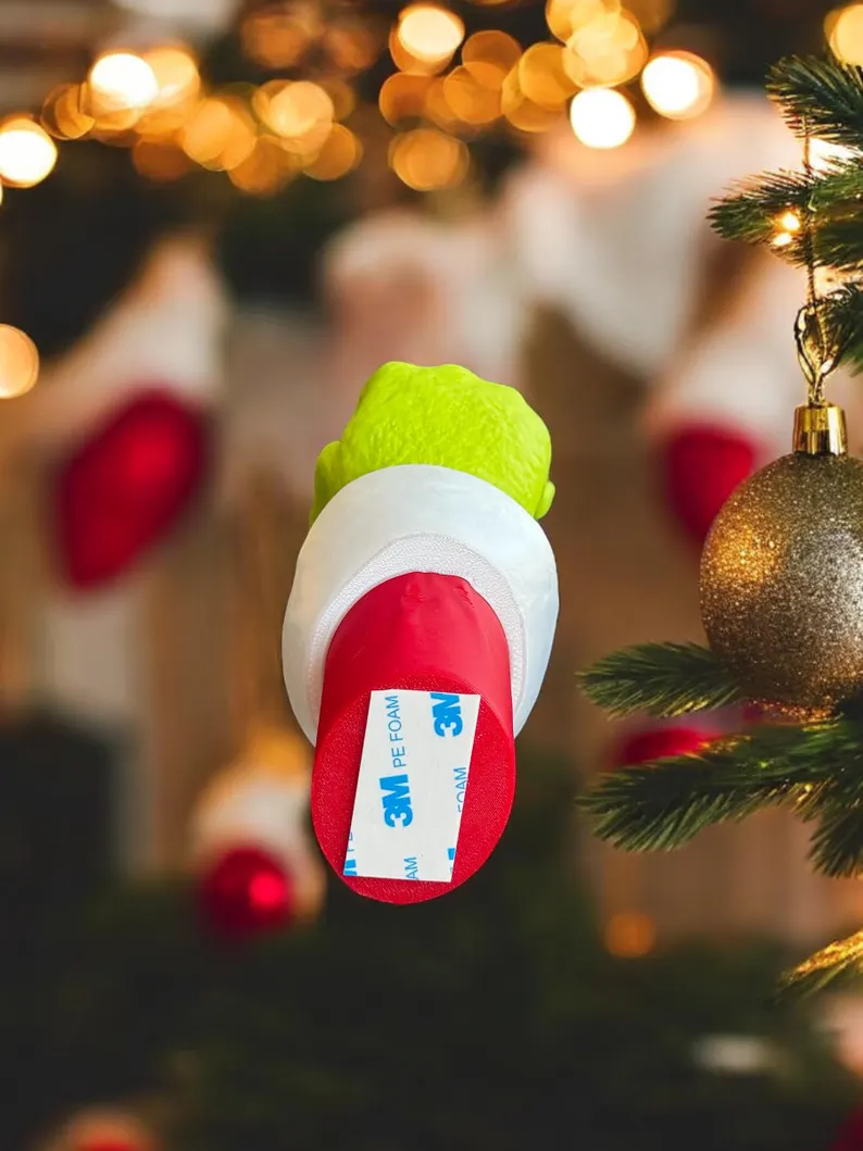 🎄Grinch Hand LED Christmas Decor | Key & Ornament Holder