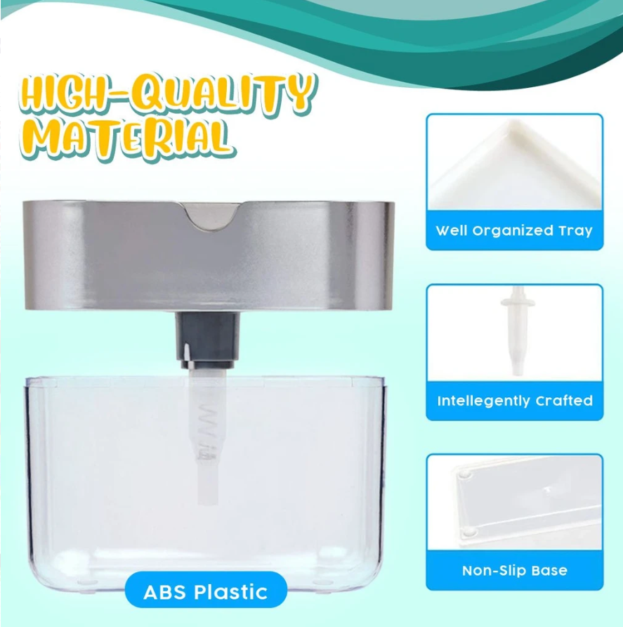 2 in 1 Soap Dispenser