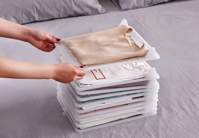 (🎅EARLY CHRISTMAS SALE-49% OFF) Clothes Organizer Tray🎁Buy 4 Free Shipping