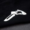Stainless steel folding mechanical magic knife