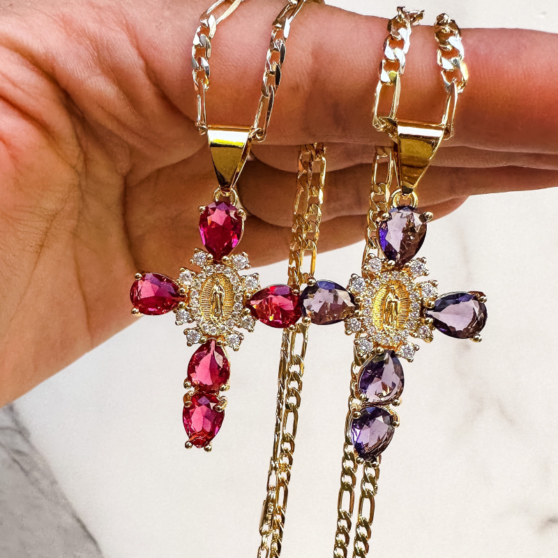 ❤️V-Day Gift-70% OFF🎁Virgin Mary Cross Necklace--buy 2 free shipping