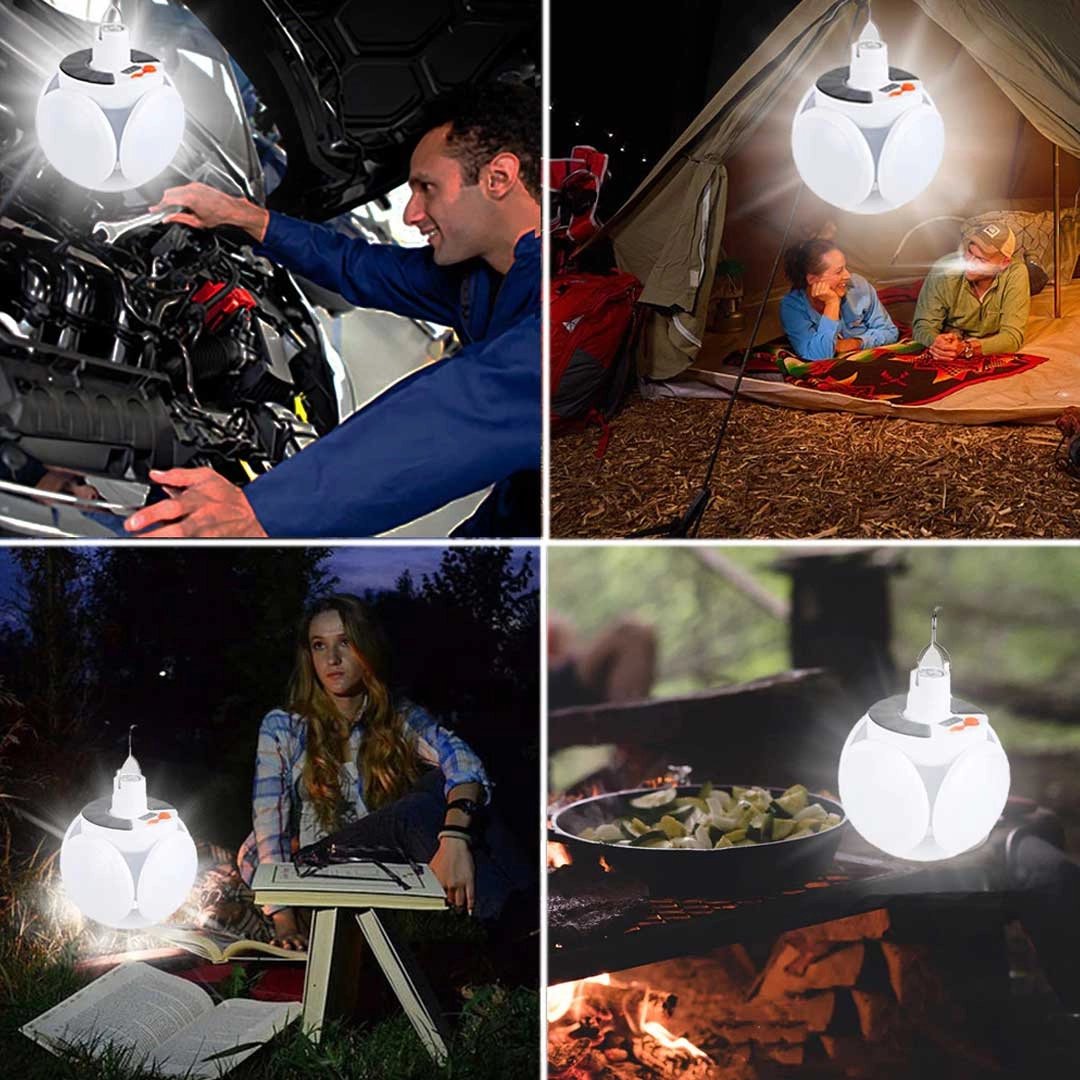 2025✨Letzter Tag 49 % Rabatt🔥2 in 1 Faltbare Solarlampe