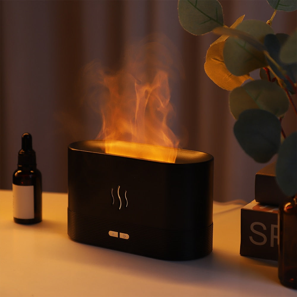 🔥(Last Day Promotion - Save 48% OFF)Flame Humidifier & Aroma Diffuser  ！！-🔥Buy 2 Free Shipping🔥