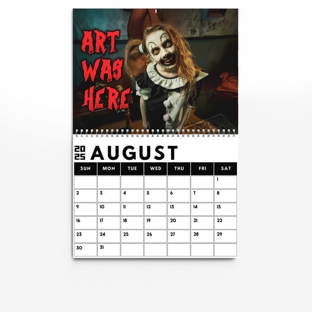 2025 Terrifier Themed Calendar