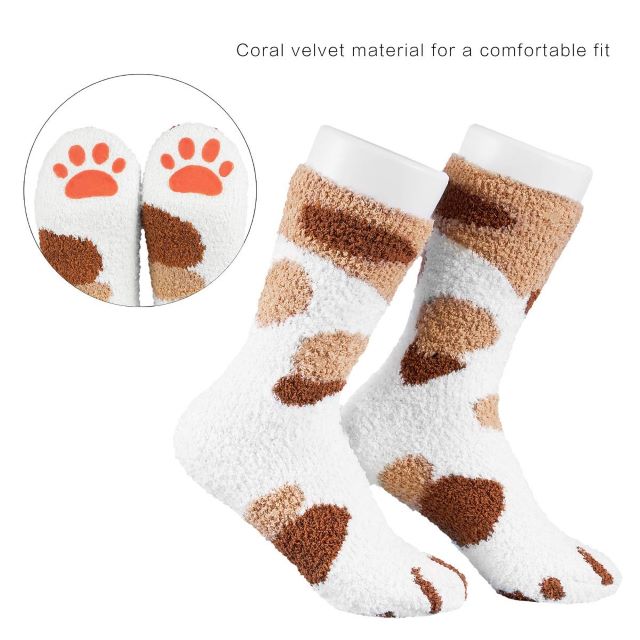 Early Christmas Hot Sale 50% OFF- Cat Claws Cute Thick Warm Sleep Floor Socks