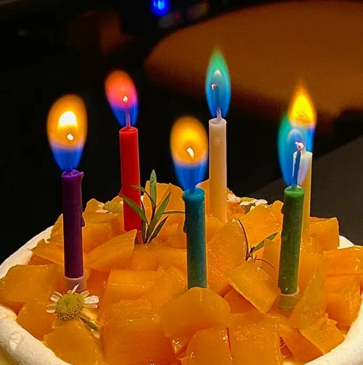 Colorflame Happy Birthday Candles