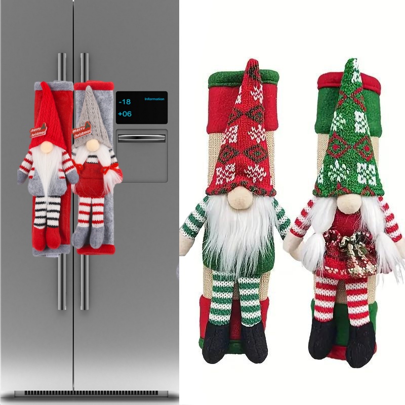 💥LAST DAY SALE 50% OFF💥Christmas Gnome Fridge Door Handle Cover⚡BUY 2 FREE SHIPPING