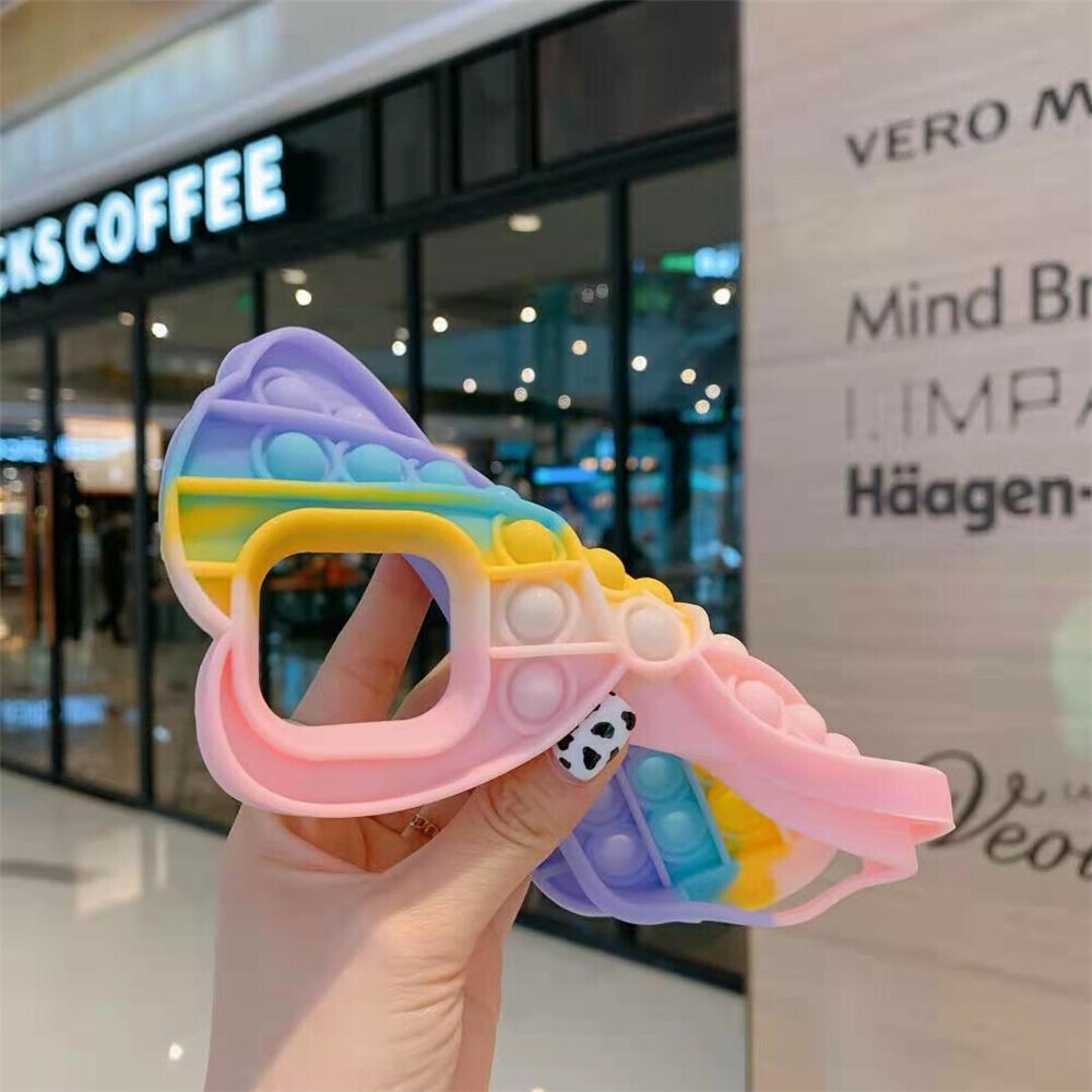 Rainbow Color Shockproof Silicone Phone Case