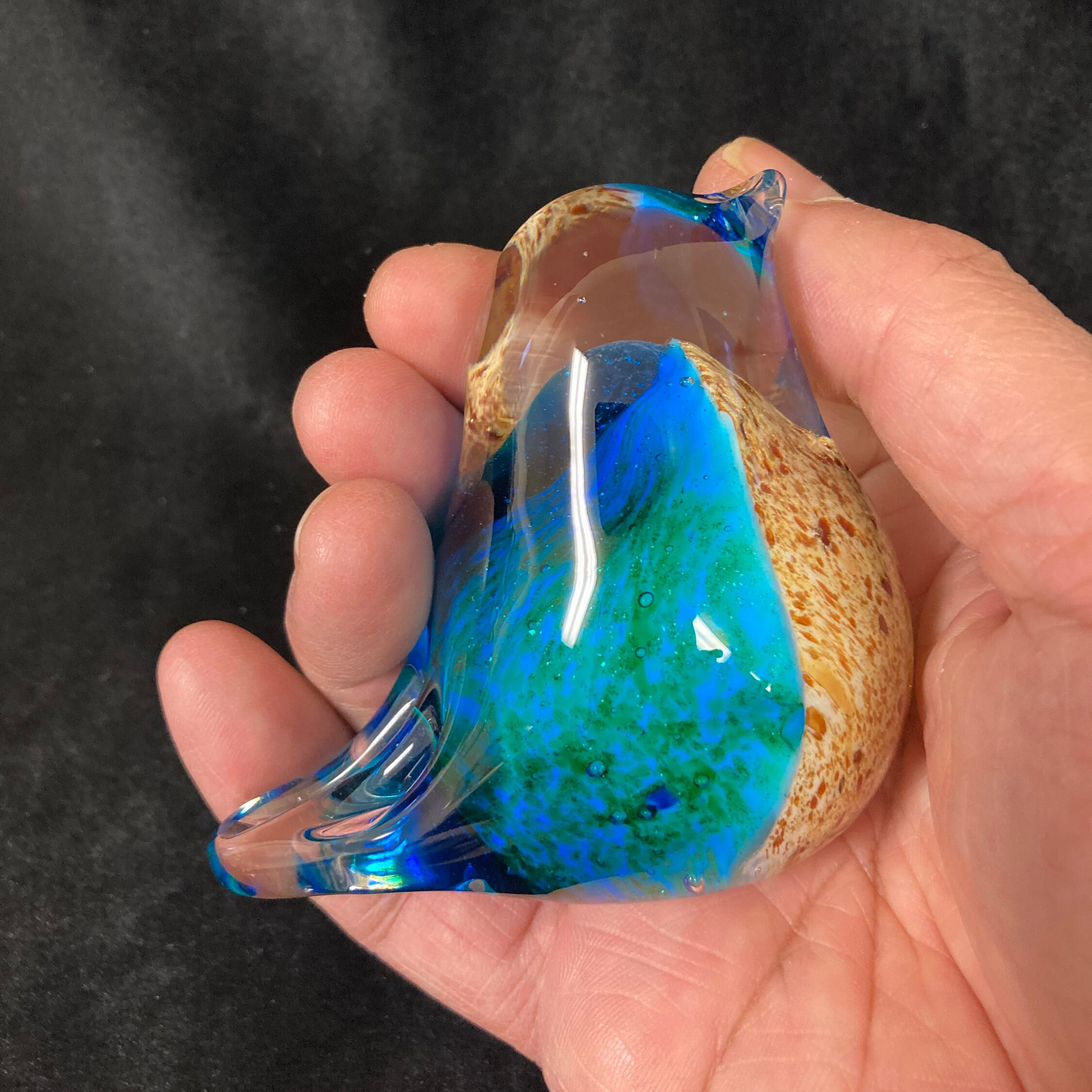 💖Hand Blown Glass - Bluebird of Happiness